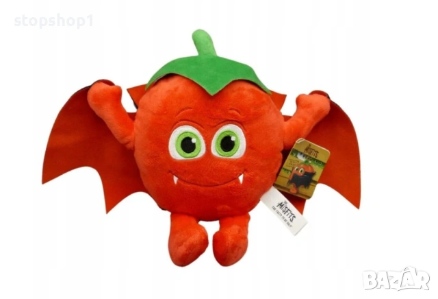 Голяма Плюшена играчка Misfits Tomato Book Dracula Mascot 20 см, снимка 3 - Плюшени играчки - 54158224