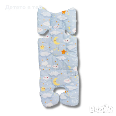 Постелка за количка супер сини облаци, снимка 1