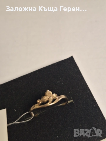 Дамски златен пръстен - 1,16 гр., снимка 2 - Пръстени - 53857471