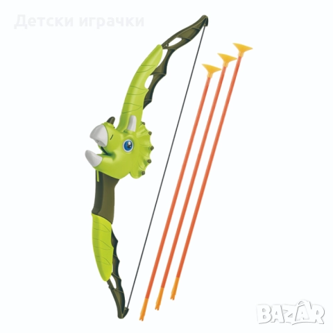 Комплект лък и стрела с динозавър 60 см, снимка 3 - Други - 52657481