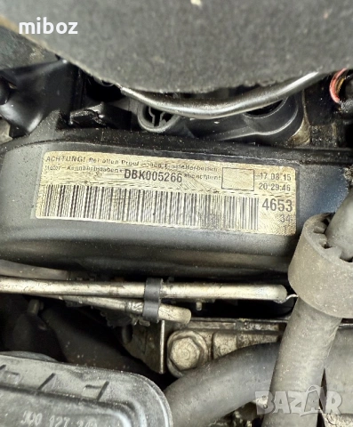 Двигател Skoda Octavia 3 5E3 2015, снимка 2 - Части - 53978239