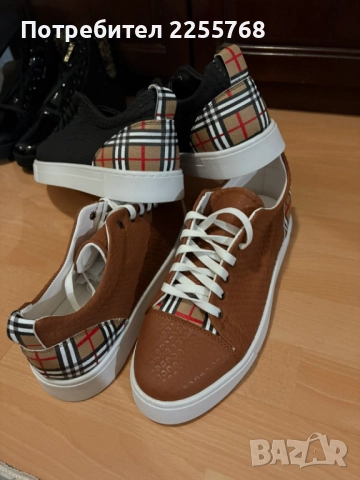Мъжки обувки Burberry, снимка 2 - Маратонки - 52446869