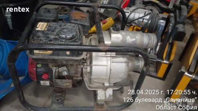Бензинова водна помпа 3 Cimex TWP75 2016, снимка 2 - Водни помпи - 50361567