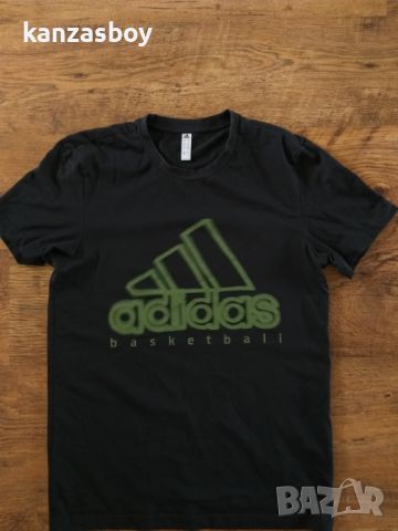 Adidas Logo Basketball  - страхотна мъжка тениска КАТО НОВА , снимка 6 - Тениски - 46308677