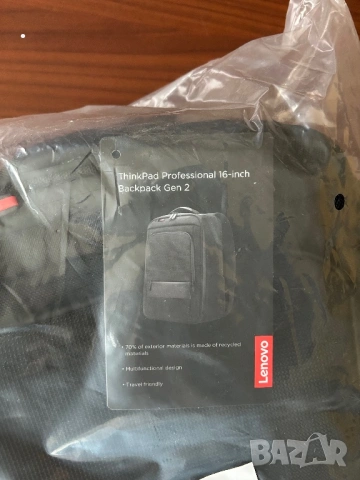 Lenovo ThinkPad Professional 16-inch Backpack Gen 2 - раница за лаптоп, снимка 6 - Раници - 53304638