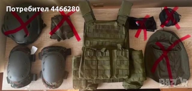 Тактическа жилетка & наколенки