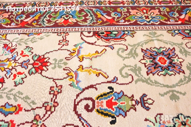 Котленски / Чипровски ръчно тъкан вълнен килим в перфектно състояние, снимка 12 - Антикварни и старинни предмети - 51932689