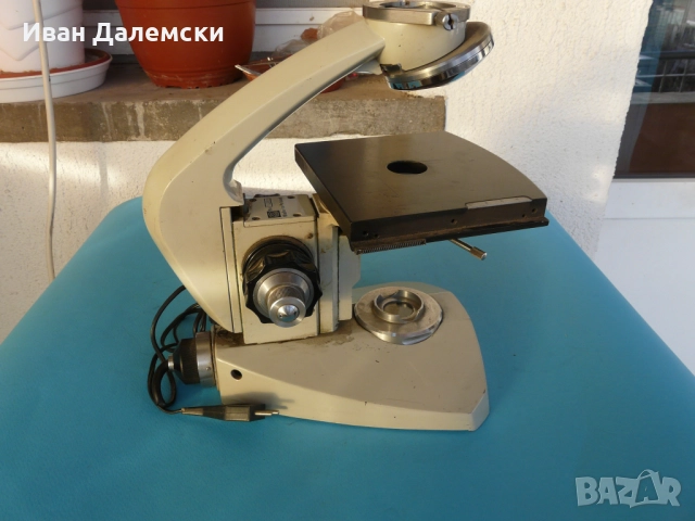 Полски микроскоп PZO - тяло и части, снимка 3 - Обективи и филтри - 52709839