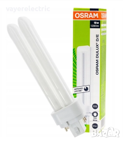 Pl-c, Dulux D/E, Osram Крушка 4 пина 