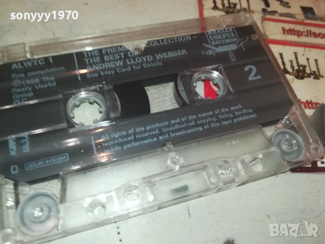ANDREW LLOYD WEBBER-ORIGINAL TAPE 0308251726, снимка 2 - Аудио касети - 51237552