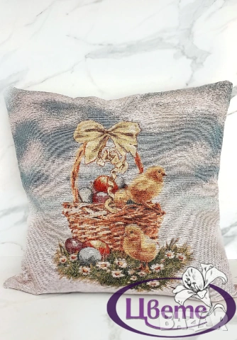 Декоративна възглавничка тип Гоблен, снимка 2 - Възглавници - 53827436