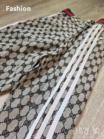 НОВ жесток дамски панталон GUCCI X ADIDAS, снимка 4 - Спортни екипи - 53069116