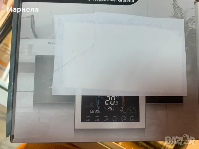 BecaSmart Series 8000 3A LCD сензорен екран/Интелигентно програмиране/Контролен термостат с WiFi, снимка 10 - Друга електроника - 47937079