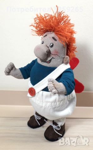 Кукла Карлсон. Фрекен Бок. Ръчно изработена., снимка 7 - Кукли - 52420973