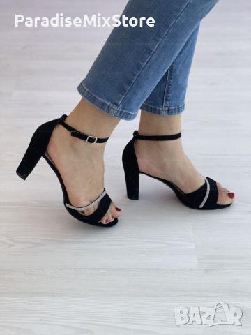 Модерна елегантност: Стилни дамски сандали за безупречен външен вид Бяло и черно 36-41, снимка 4 - Дамски елегантни обувки - 45495446