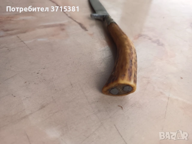 Нож с дръжка кокъл, снимка 3 - Ножове - 53657701