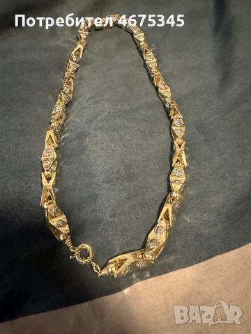 Позлатен ланец 165гр, снимка 5 - Колиета, медальони, синджири - 52749065