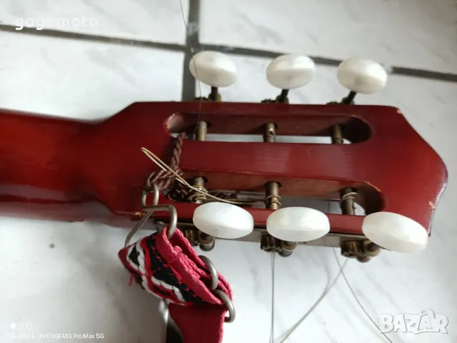 Китара класическа Otwin parlor guitar 1950-55, Otwin 🎸, китара 🎸 резонансова  , снимка 10 - Китари - 49872326