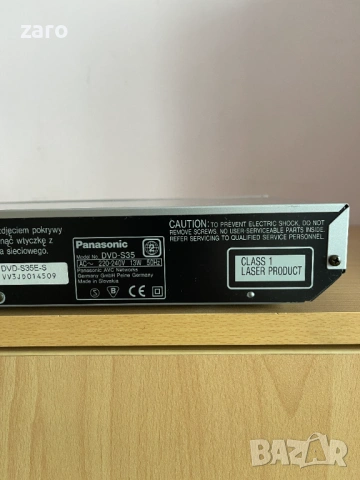 CD/DVD плеър Panasonic S35, снимка 10 - Ресийвъри, усилватели, смесителни пултове - 54091179