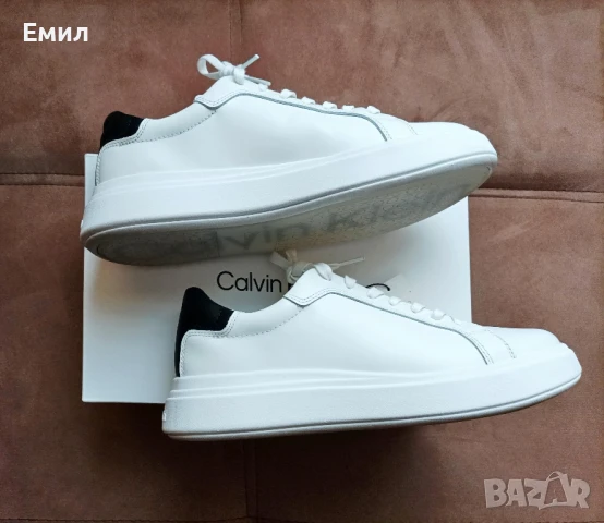 Кецове Calvin Klein, естествена кожа, размер 42, снимка 6 - Кецове - 51047436