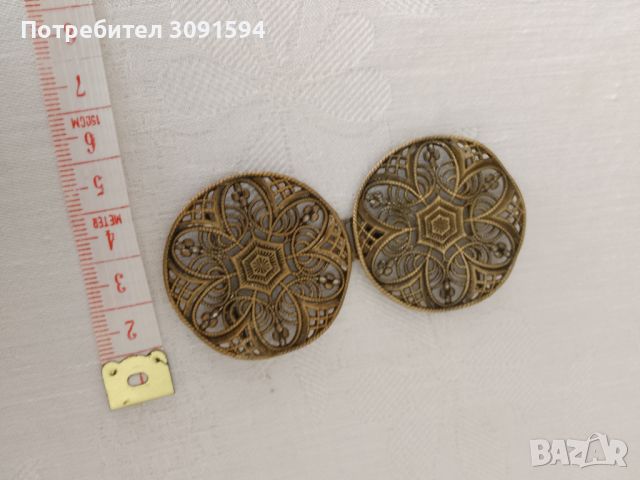 Малка пафта бронз , снимка 3 - Антикварни и старинни предмети - 46099965