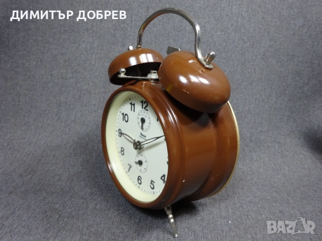 СТАР РЕТРО СОЦ МЕХАНИЧЕН ЧАСОВНИК БУДИЛНИК INSA YUGOSLAVIA, снимка 2 - Антикварни и старинни предмети - 54113486