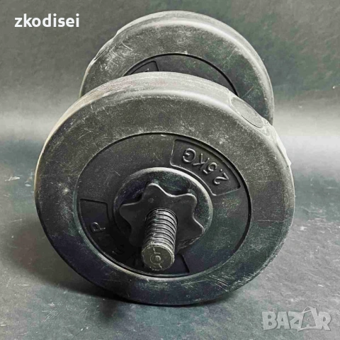 Дъмбел LIVEUP 2 x 2,5 кг., снимка 2 - Фитнес уреди - 53511017