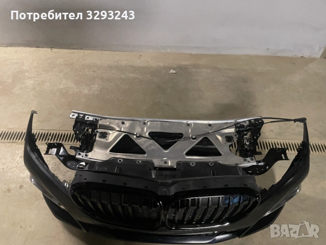 Напълно окомплектована предна броня и преден панел за BMW 7 G11 LCI M SPORT, снимка 4 - Части - 53802043