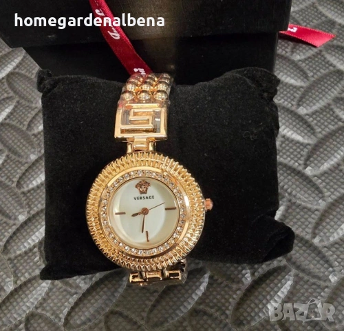 Дамски луксозни часовници с кристали — метална верижка — различни модели и цветове, снимка 15 - Дамски - 54233069