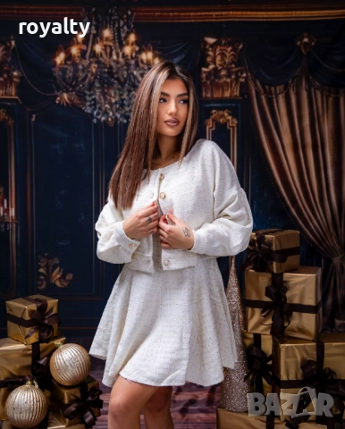 Бял Стилен Дамски Комплект , снимка 7 - Комплекти - 52884696