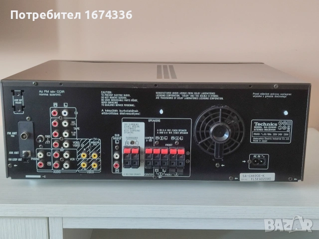 Technics SA-GX690, снимка 4 - Ресийвъри, усилватели, смесителни пултове - 53756834