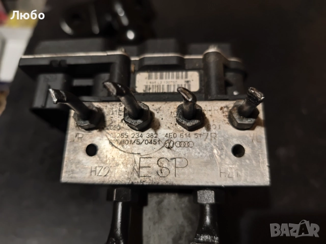 Модул за АБС ЕСП с номер 4F0 910 517 R Ауди А6 ц6 4ф Audi A6 c6 4f ABS ESP, снимка 2 - Части - 52693358