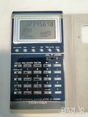 Ретро калкулатор Toshiba LC-840WA, снимка 4 - Антикварни и старинни предмети - 46474522