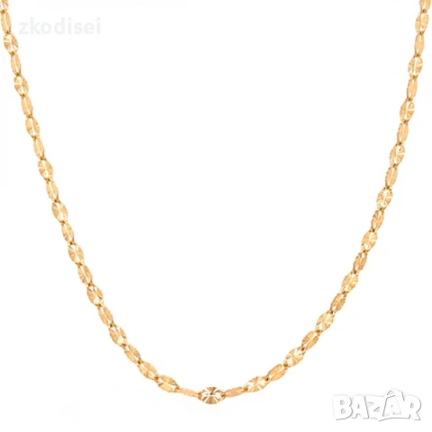 Златен синджир 3,22гр. 48,0см. 14кр. проба:585 модел:32154-5, снимка 2 - Колиета, медальони, синджири - 50767946