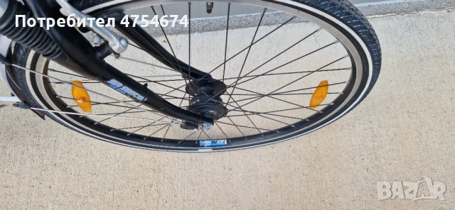 Дамски алуминиев велосипед Pegasus 28"колело с кошница, снимка 7 - Велосипеди - 53792043