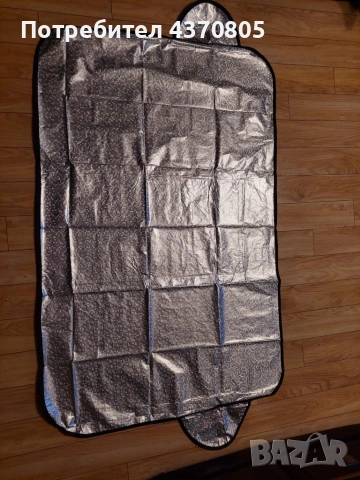 Покривало за предно стъкло на автомобил "Предпазва от замръзване и лед"/Размери: 183* 147* 116 см.