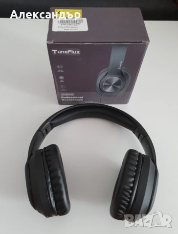 Сгъваеми безжични слушалки TuneFlux,батерия със заряд за 80 часа,вграден микрофон,Bluetooth 5.3,HiFi, снимка 2 - Друга електроника - 54292257