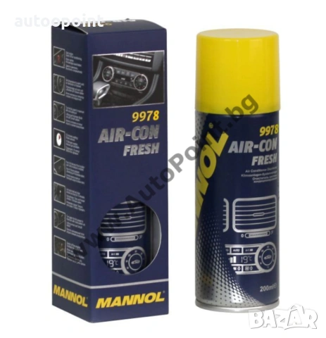 Спрей за освежаване на климатик MANNOL 9978 200ml