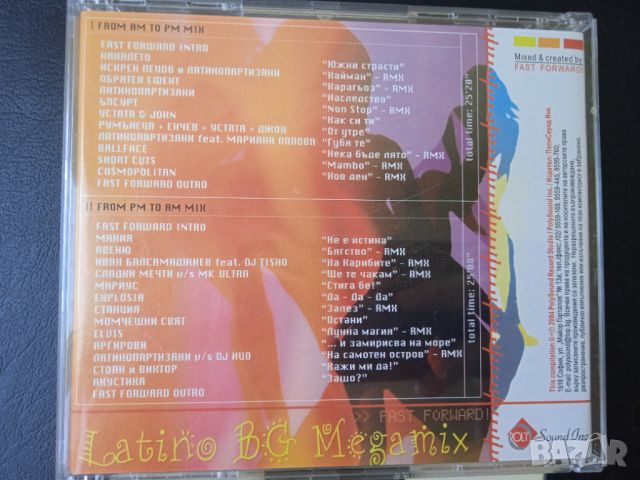 Latino BG Megamix - диск с българска музика Polysound, снимка 2 - CD дискове - 46698041