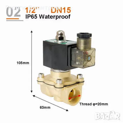 Клапан нормално затворен