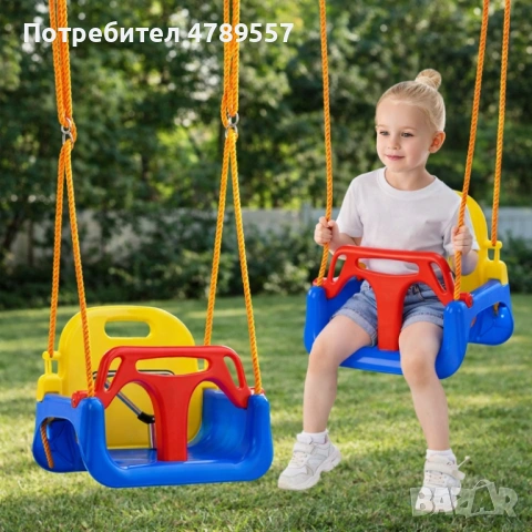 Детска люлка с облегалка 3 в 1 - максимална безопасност и комфорт, снимка 5 - Други - 54284129