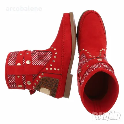 Дамски уестърн и байкерски ботуши, 3цвята , снимка 3 - Дамски ботуши - 50319532