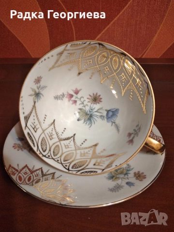 Чаша за чай Bareuther, снимка 2 - Чаши - 52378037