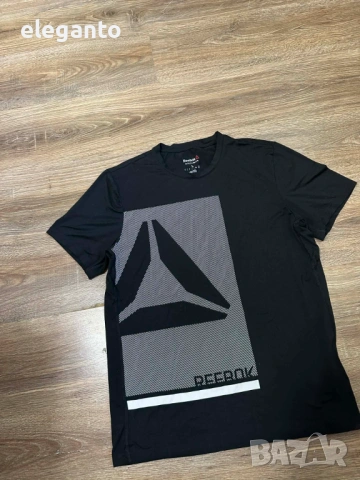 Нова Мъжка Тениска Reebok Graph Tech Tee BQ3743, Черен, L размер , снимка 3 - Тениски - 53862207