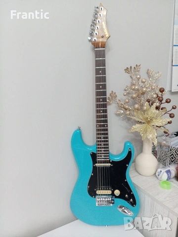 Ел. китара Partscaster Samick '90/Kramer focus vt 211 s seafoam Green , снимка 14 - Китари - 53053711