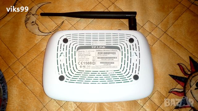 Wi-Fi Рутер TP-Link TL-WR741ND - 150 Mbit/s, снимка 4 - Рутери - 45683271