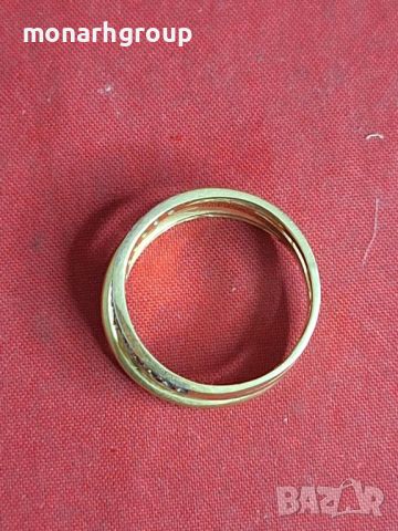 Златен пръстен, снимка 3 - Пръстени - 46292225