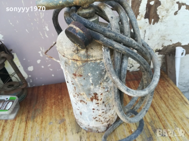 СТАРА ПОМПА С МАНОМЕТЪР И МАРКУЧ 191025