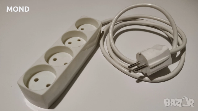 Холандски разклонител - 4 гнезда / 1,5 м кабел, снимка 4 - Друга електроника - 52865648
