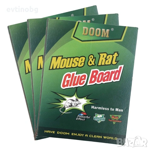 Капан с лепило за мишки и плъхове, снимка 4 - Други - 53832701